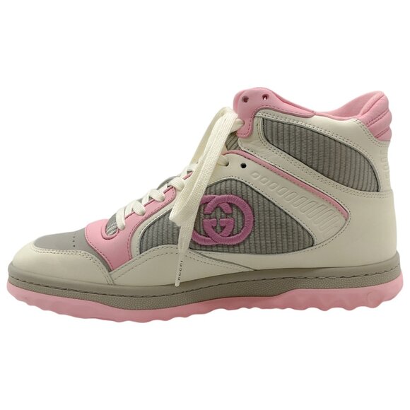 Gucci Dali Pink / White Mac80 High Top Sneakers - Picture 3 of 7